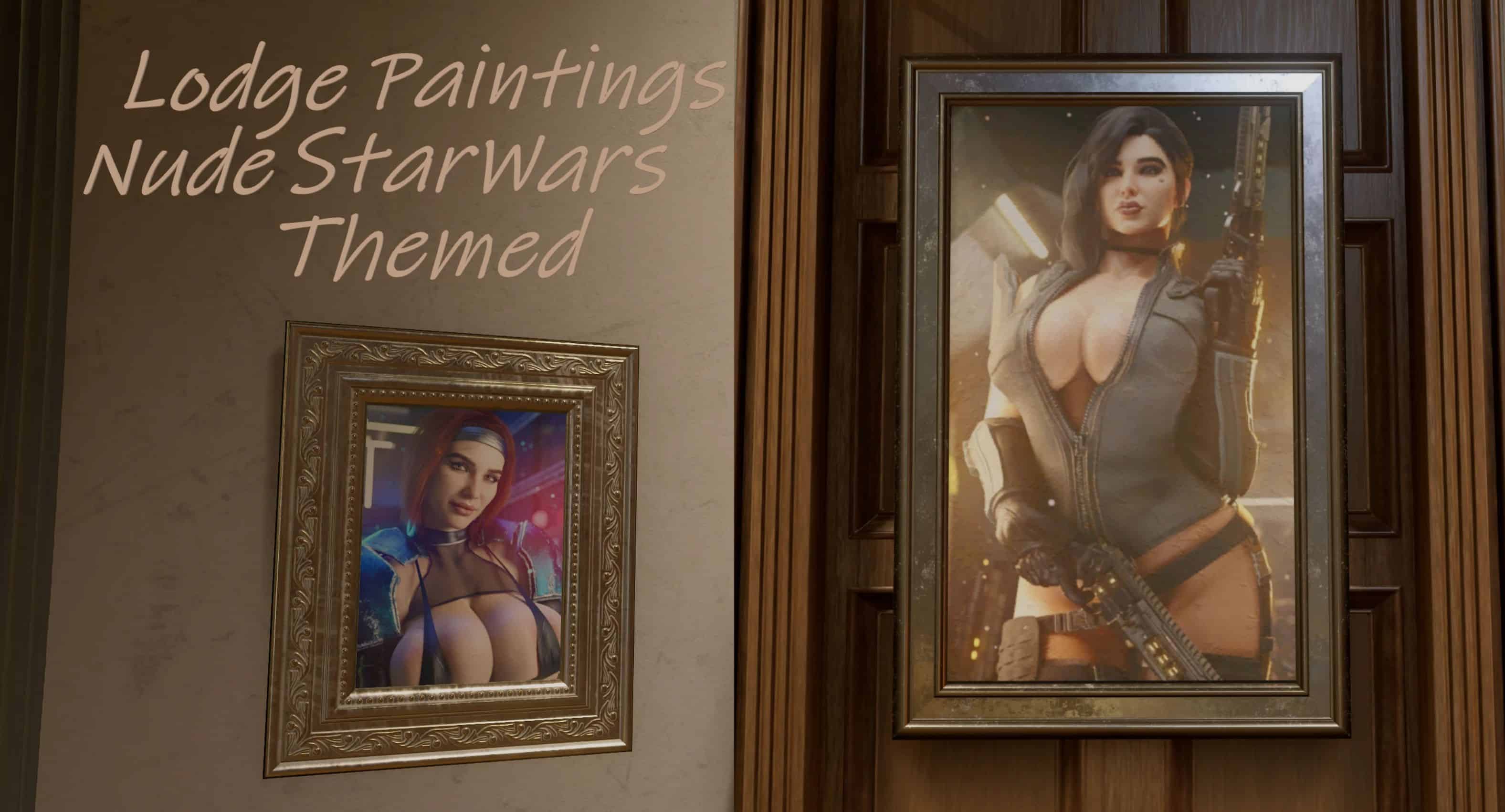 Nude Paintings for The Lodge Mostly Star Wars Themed