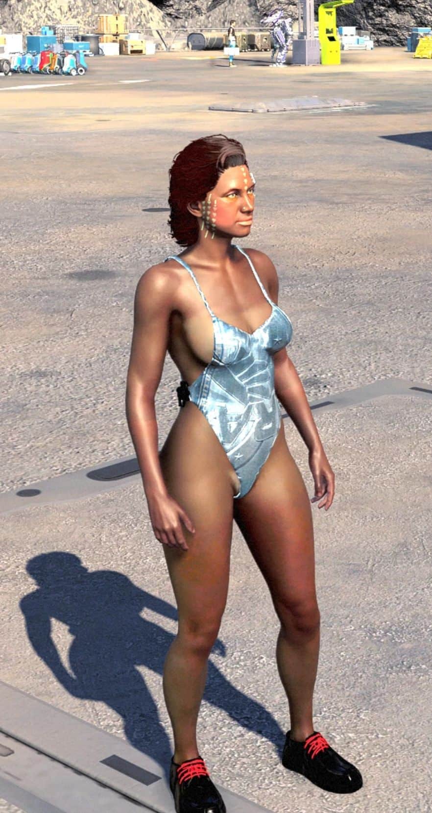 STANDALONE Denim Onesie