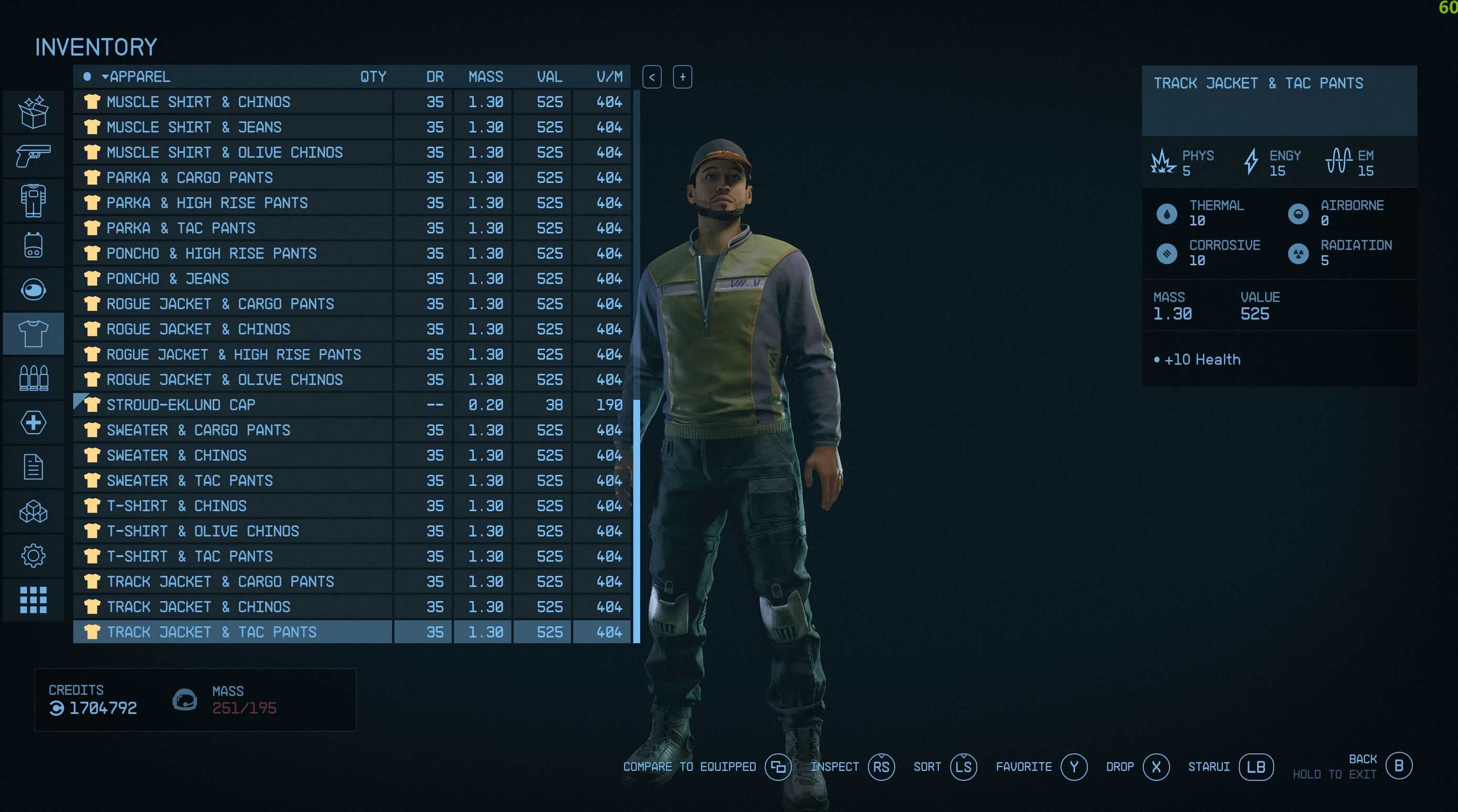 Starfield Extended – New Outfits