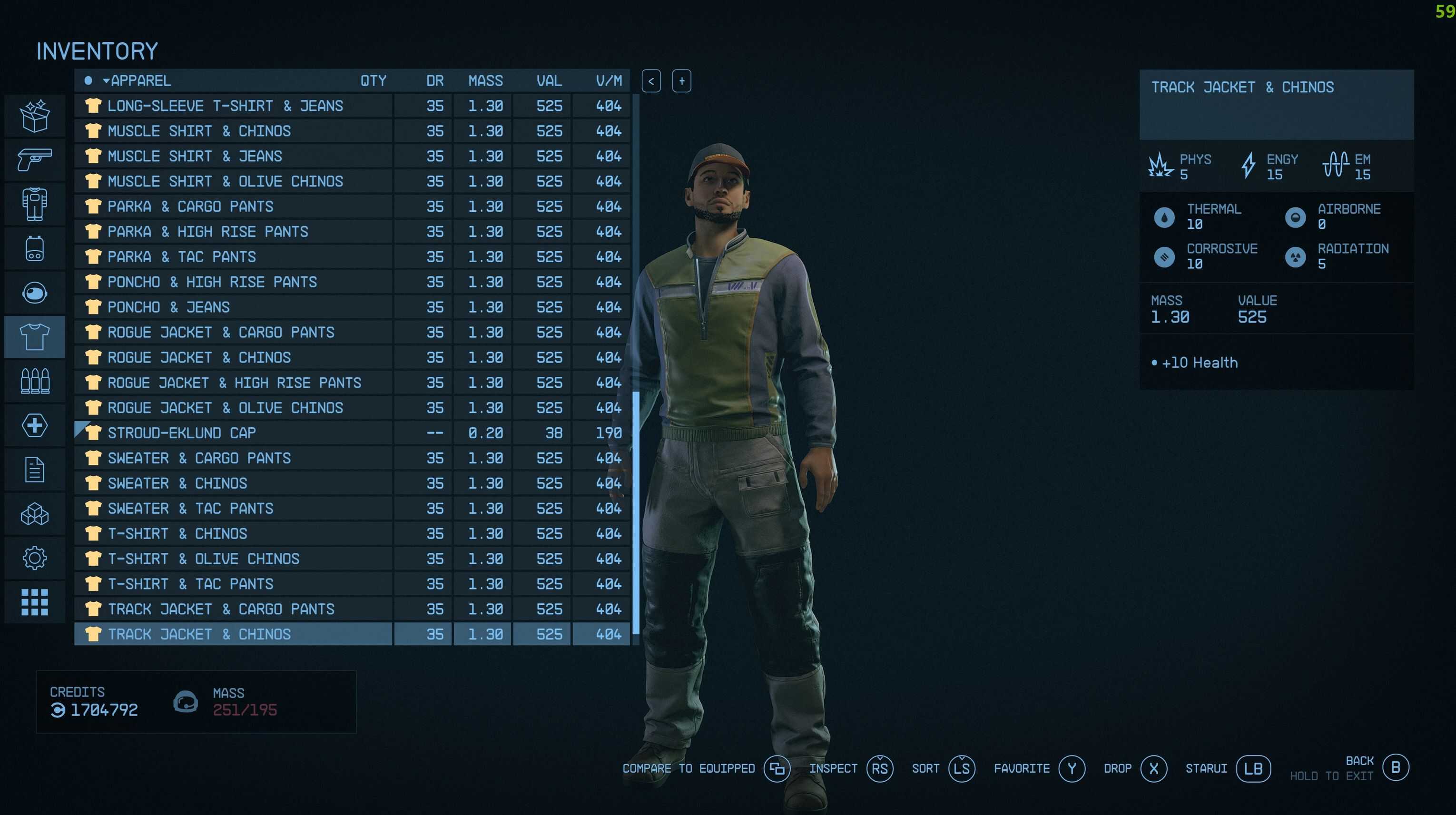 Starfield Extended – New Outfits