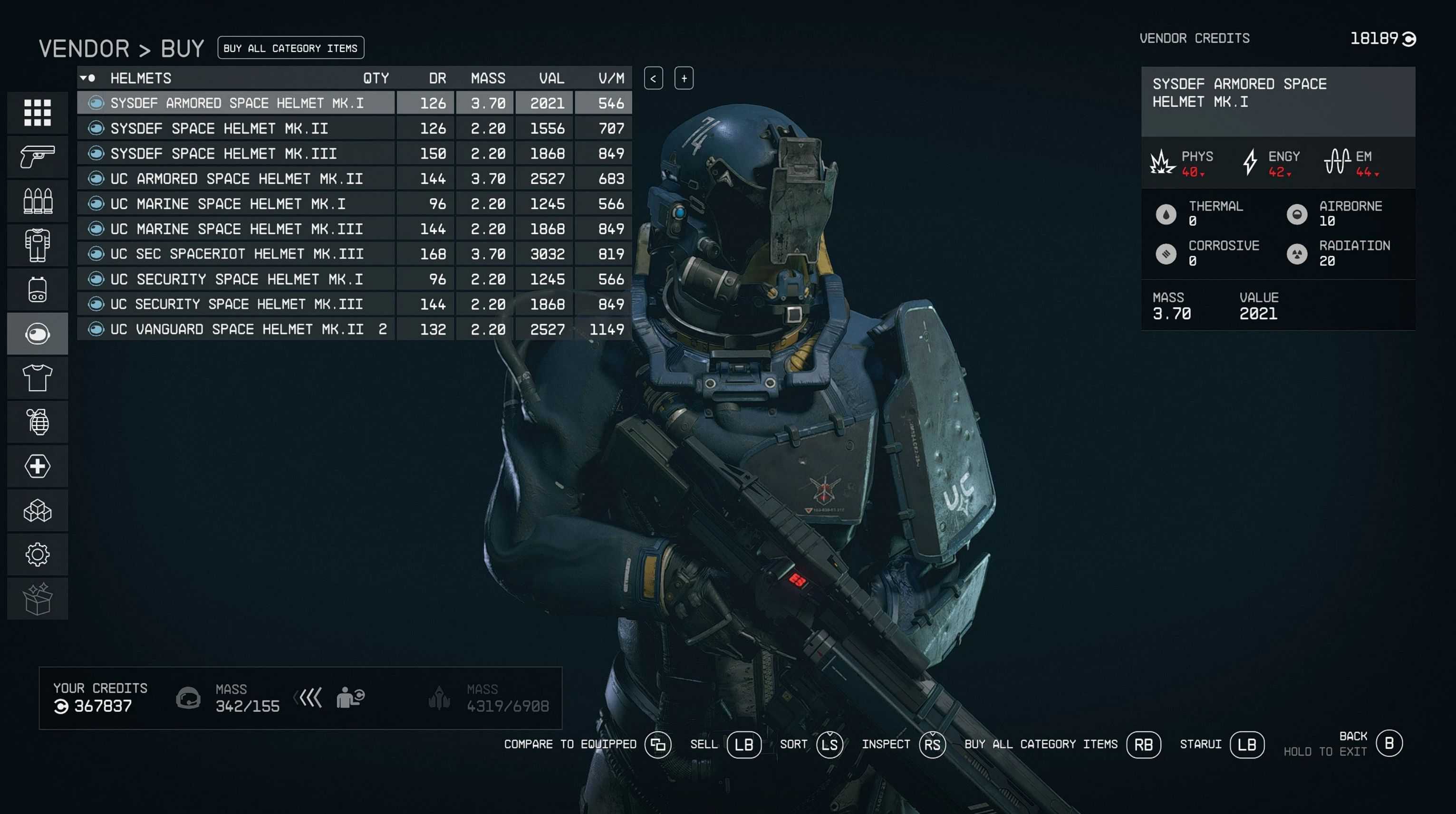 UC Surplus Stores Expanded – Spacesuits and Uniforms
