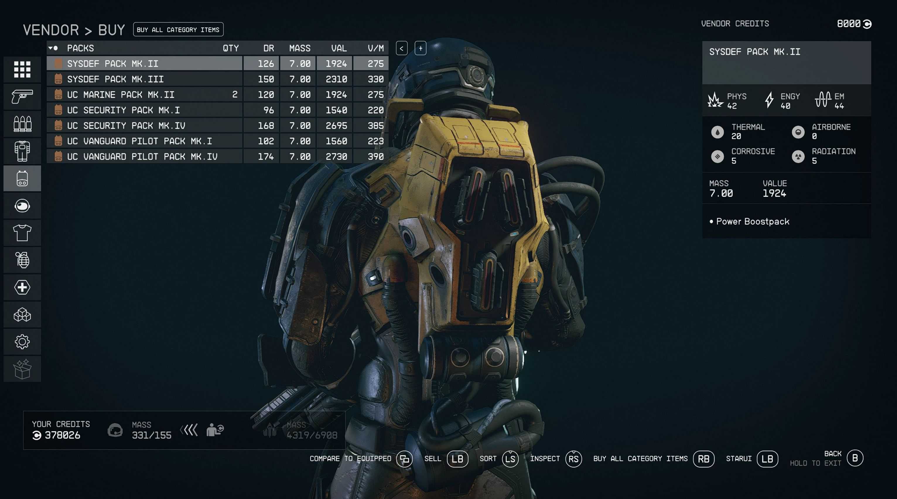 UC Surplus Stores Expanded – Spacesuits and Uniforms