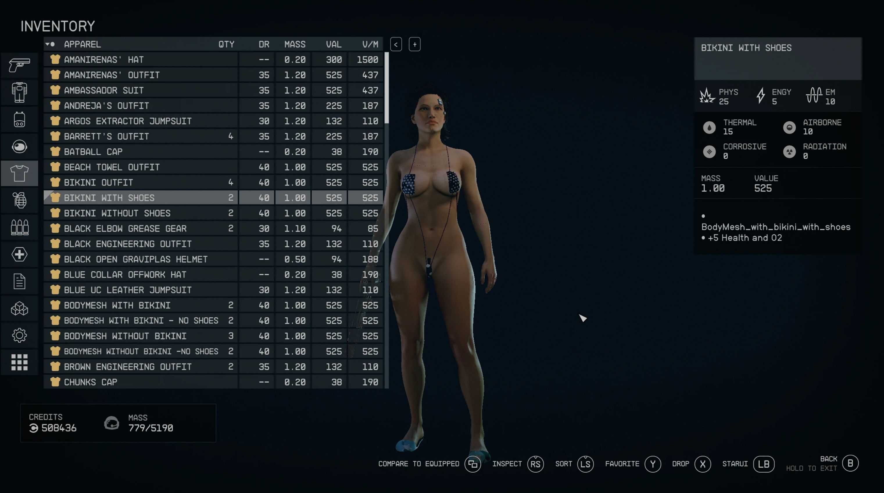 BodyMesh with Bikini – Standalone (6 Variations)