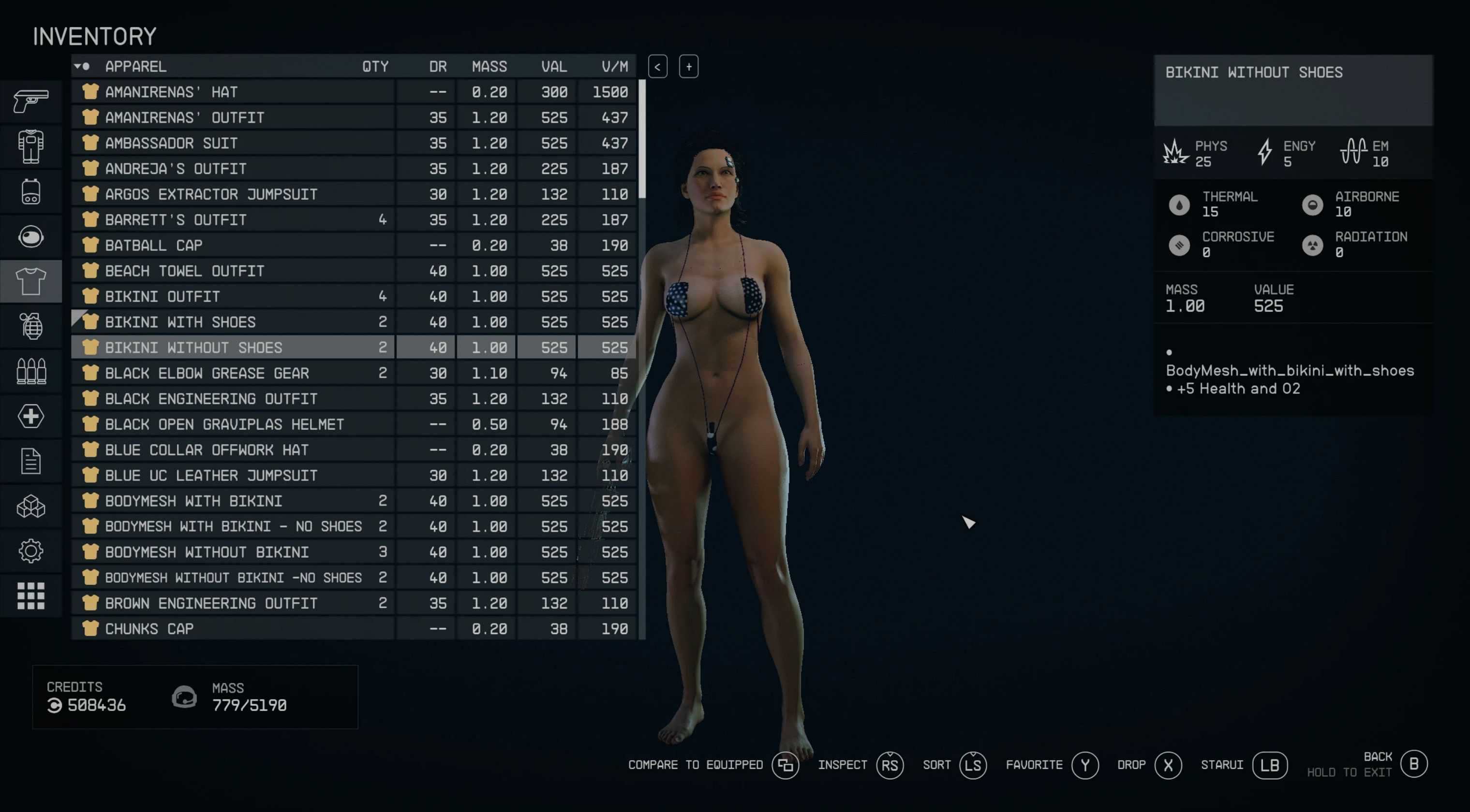 BodyMesh with Bikini – Standalone (6 Variations)