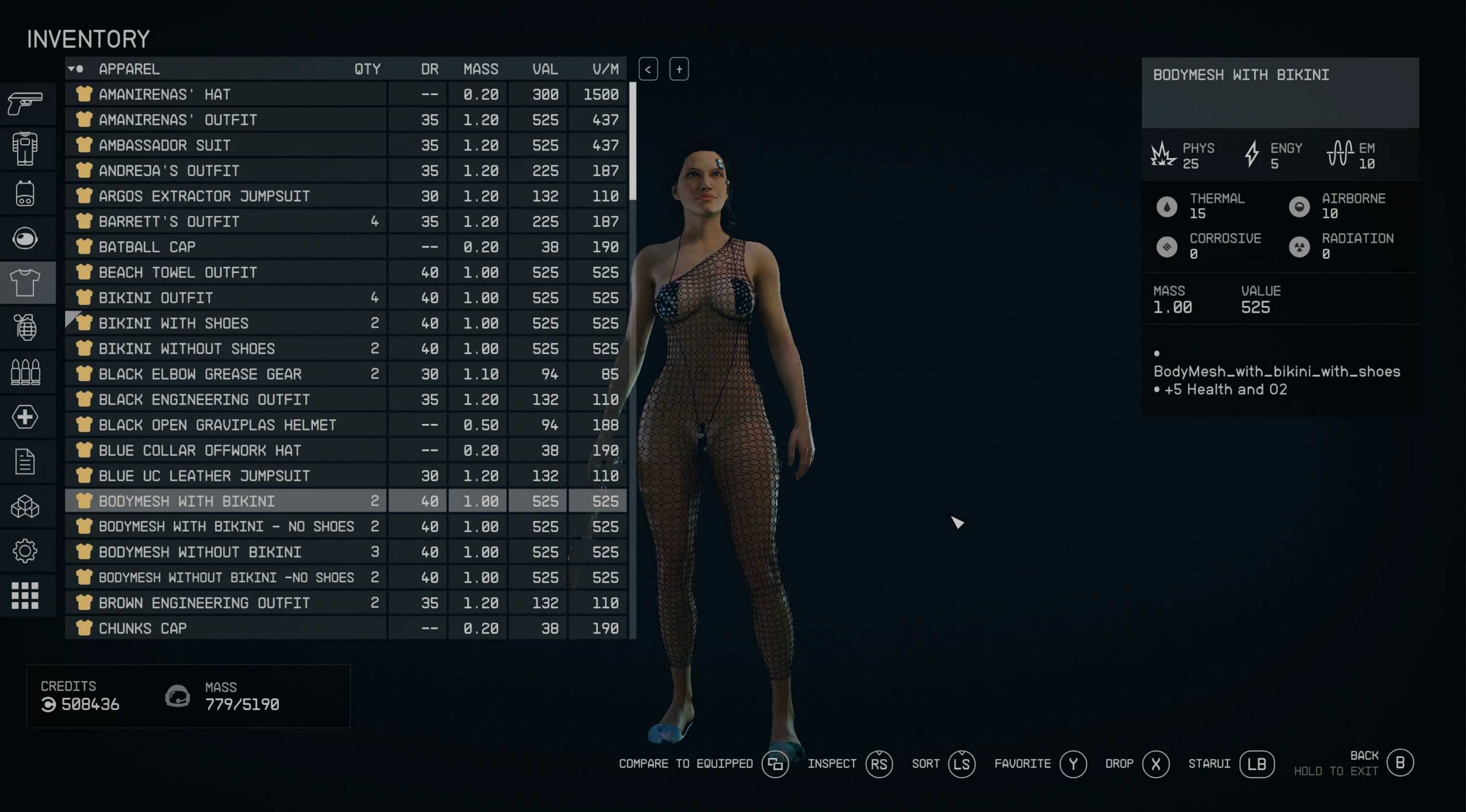 BodyMesh with Bikini – Standalone (6 Variations)