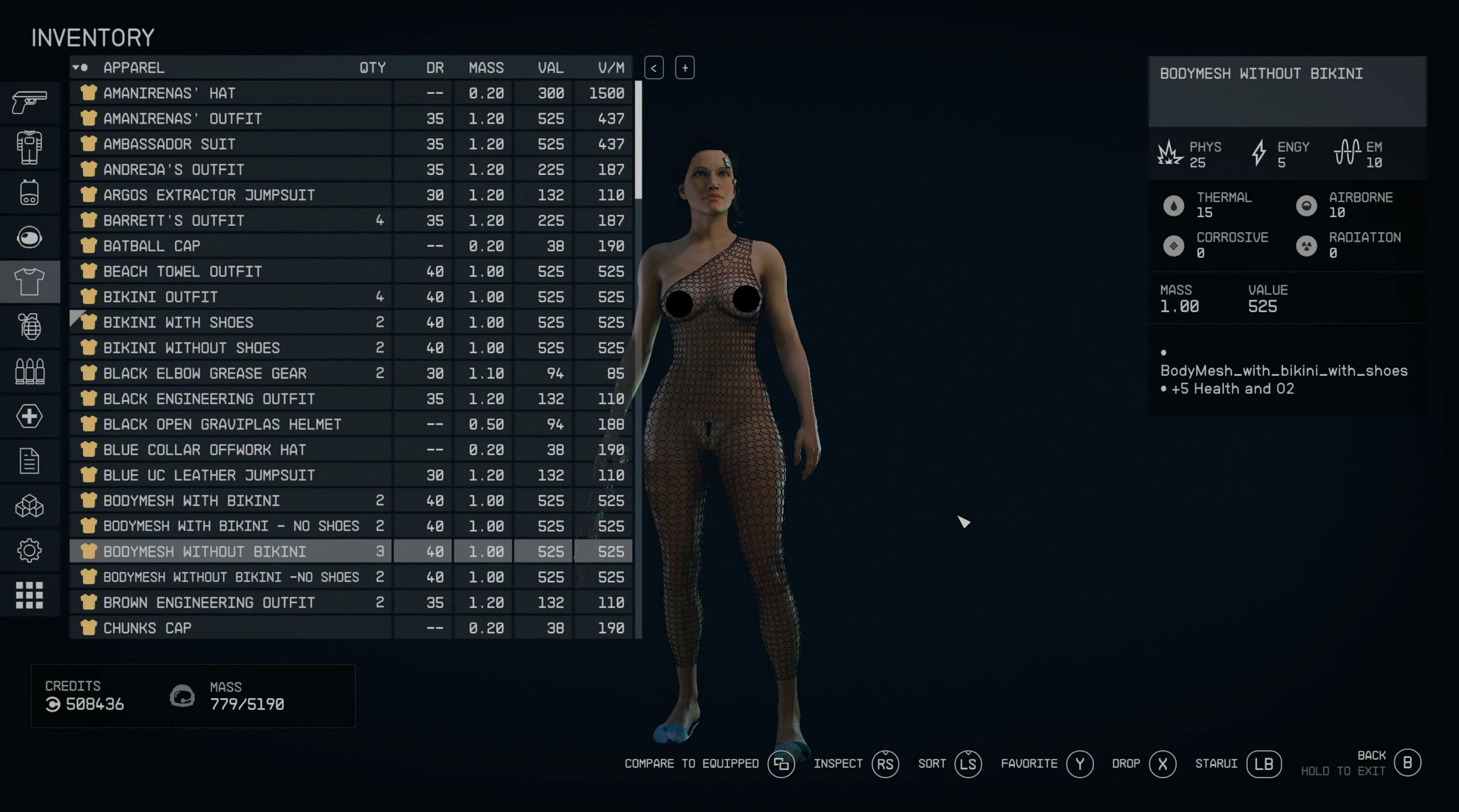 BodyMesh with Bikini – Standalone (6 Variations)