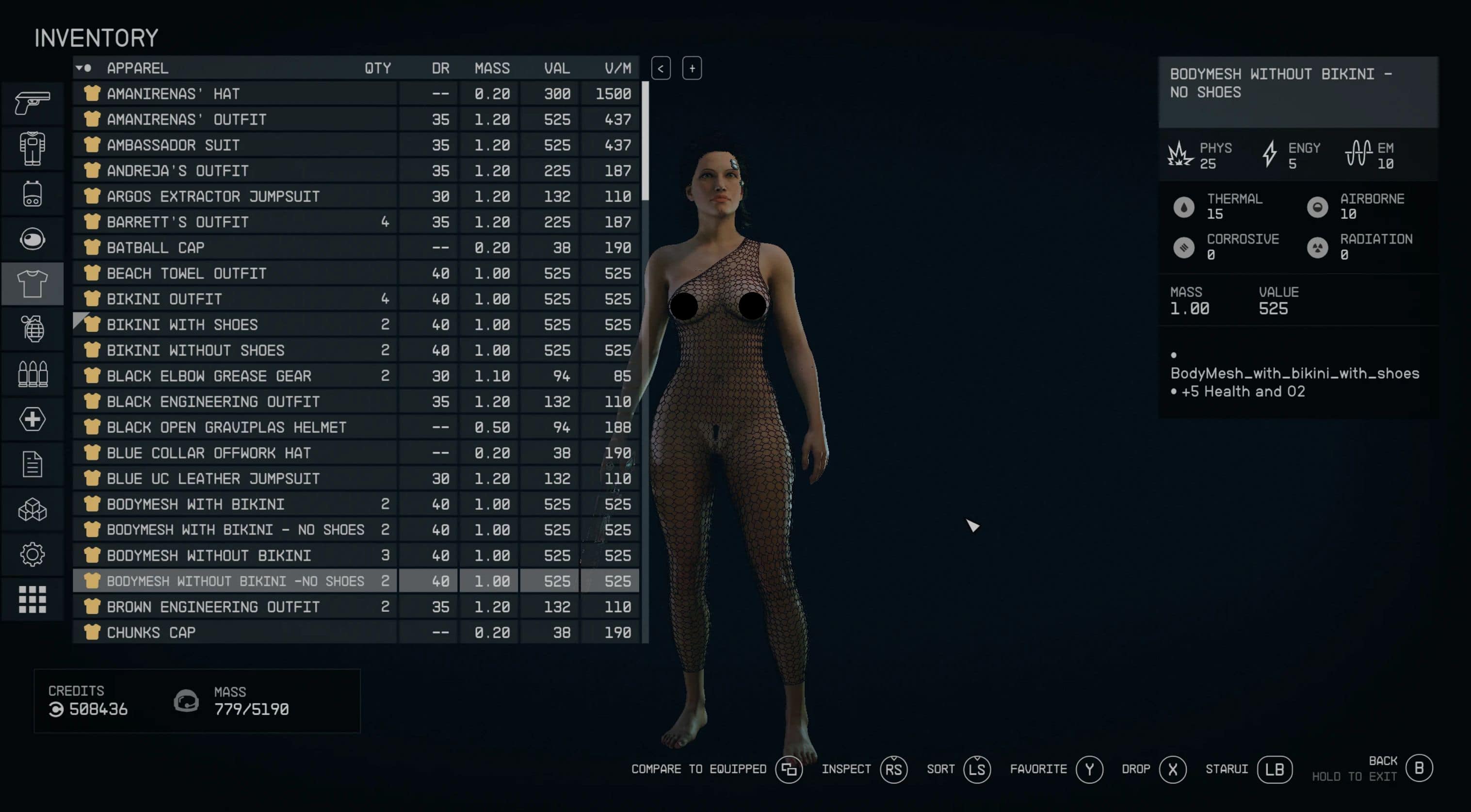 BodyMesh with Bikini – Standalone (6 Variations)