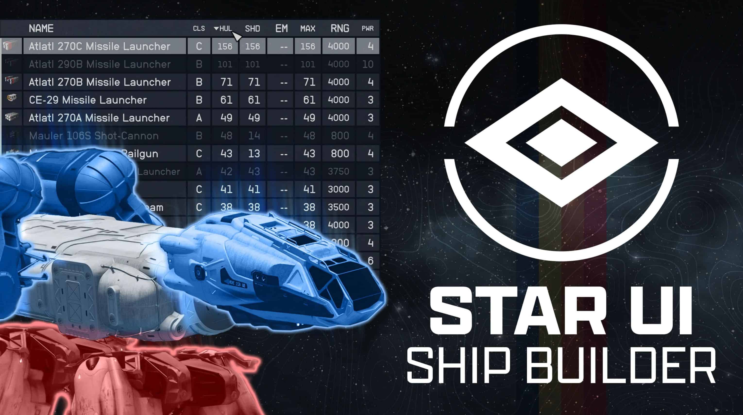 StarUI Ship Builder